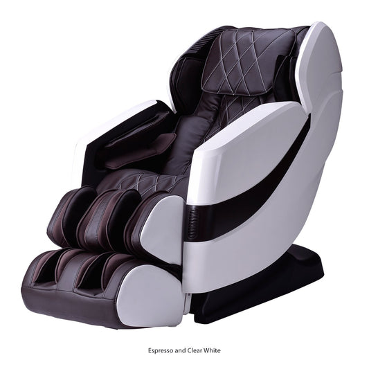 Sold Out-Relaxacare Sale-HUGE SALE-New-Cozzia Advanced L track Massage Chair-Piano Finish And Chromotherapy