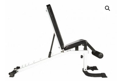 YORK FITNESS - FLEX BENCH W/LEG H/DOWN WHITE STS SERIES
