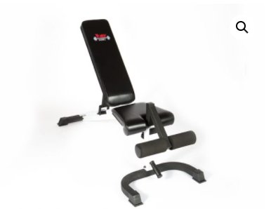 YORK FITNESS - FLEX BENCH W/LEG H/DOWN WHITE STS SERIES