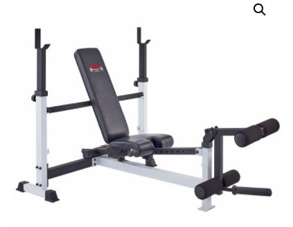 YORK FITNESS - OLYMPIC COMBO BENCH W L/C FTS SERIES WHITE