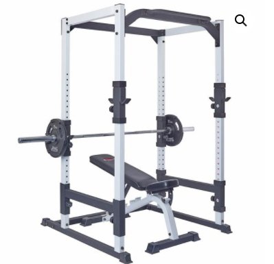 YORK FITNESS - POWER CAGE FTS SERIES WHITE