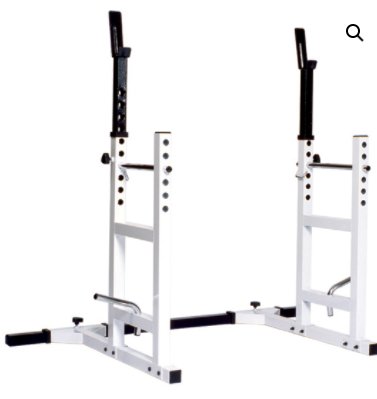 YORK FITNESS - PRO SERIES 204 SQUAT RACK BENCH PRESS UNIT NO BENCH